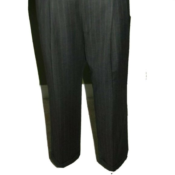 Brooks Brothers Golden Fleece Martin Greenfield Gray Stripe Two Button Suit 40R - Picture 12 of 13